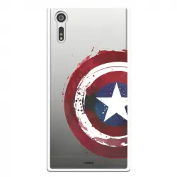 Funda Oficial Escudo Capitan America Para Sony Xperia Xz