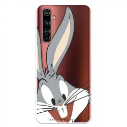 Funda Para Realme X50 Pro Oficial De Warner Bros Bugs Bunny Silueta Transparente - Looney Tunes