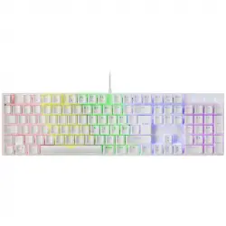 Mars Gaming MK422 Teclado Mecánico Gaming RGB Blanco Switch Azul (PT)