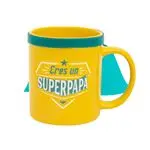 Mr Wonderful Taza con capa Eres un Superpapá