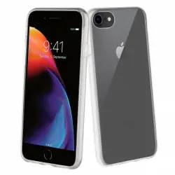 Muvit for Change Recycletek Funda Transparente Antibacteriana para iPhone 7/8/SE 2020