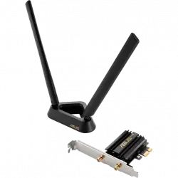 Adaptador Wi-Fi - ASUS PCE-AXE59BT, 6, 160 MHz, Bluetooth 5.2, Negro, Oro, Plata