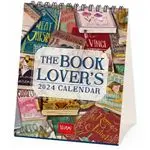Calendario fotográfico de mesa 2024 Legami 12x14,5 mes visto Booklovers multilingüe