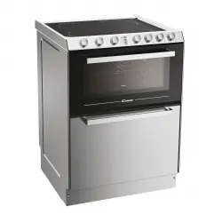 Candy - Cocina compacta Candy 3 en 1, 59,6 cm, placa vitrocerámica 4 zonas, horno y lavavajillas - TRIOVXNT/1.