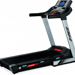Cinta de correr - BH Fitness Kuasar G6414IKU, 18 km/h, Hasta 115 kg, Superficie carrera 135 x 45cm, Plegable, Bluetooth, Negro