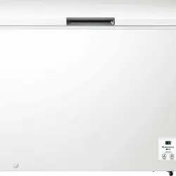 Congelador horizontal - Hisense FT386D4AWLYE, 84.7 cm, 297 l, Función Dual, Bordes suaves, Blanco