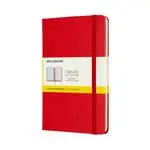 Cuaderno Moleskine Classic mediano cuadros tapa dura rojo escarlata