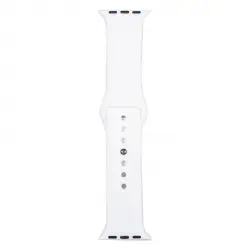 Friendly License - Correa De Silicona Compatible Apple Watch 42/44/45 Mm Blanco