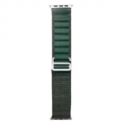 Friendly License - Correa Nylon Alpine Compatible AppleWatch 38/40/41 Mm Verde Oliva