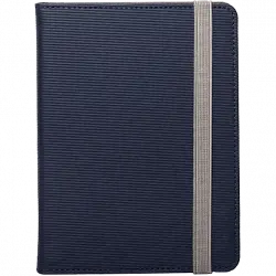 Funda eBook - Silver HT, Para 6", Universal, Cierre de seguridad, Wave, Azul oscuro