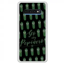 Funda Oficial Leganés Yo Soy Pepinero Negra Para Samsung Galaxy S10 Plus
