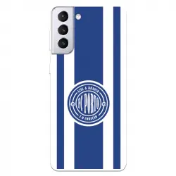 Funda Para Samsung Galaxy S21 Plus Del Fútbol Club Oporto Escudo Escudo Y Rayas - Licencia Oficial Fútbol Club Oporto