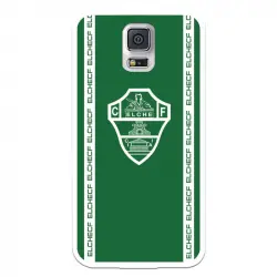Funda Para Samsung Galaxy S5 Del Elche Cf Escudo Fondo Verde Escudo Fondo Verde - Licencia Oficial Elche Cf
