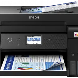 Impresora multifunción - Epson EcoTank ET-4850, 33 ppm B/N, 20 Color, 4800 x 1200 ppp, Sin Cartucho, Negro