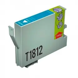 Inkpro Cartucho de Tinta Compatible con Epson T1812XL Cian