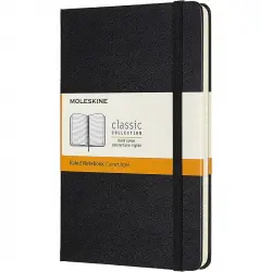 Moleskine Classic Cuaderno 208 Hojas Páginas Rayadas Tapa Dura Negro