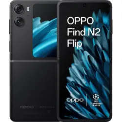 Móvil - OPPO Find N2 Flip, Astral Black, 256GB, 8GB RAM, 6.8" FHD+, Plegable, Cámara 50+8MP, 4300mAh, Dual Nano SIM
