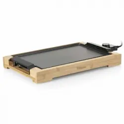 Plancha Eléctrica De Cocina 2000 W Bambú 37x25 Cm Tristar