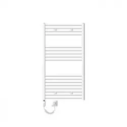 Radiador Toallero De Baño Eléctrico - 750x1200 Mm Blanco Ecd Germany