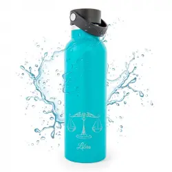 Runbott Zodiac Botella Térmica Sport De 0.6l Con Interior Cerámico Libra Esmeralda