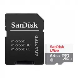 Sandisk Ultra MicroSDXC 64GB UHS-1 + Adaptador