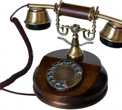 Télefono Vintage Madera 1921 Cable - Modelo A