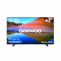 TV QLED 43" (108 cm) Daewoo 43DM62QA, 4K UHD, Smart TV