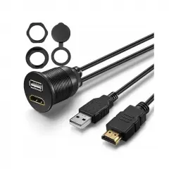 Alargador HDMI/USB para Panel de Máquina Arcade