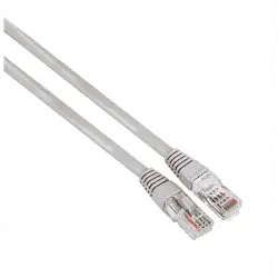 Cable de red - Hama 00200912, 10 m, Cat-5e, 1Gbit/s, U/UTP, Gris