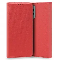 Cool Funda Flip Cover Liso Rojo para Samsung Galaxy A73 5G A736