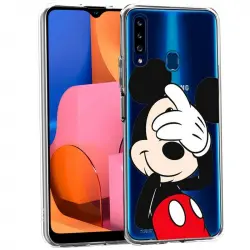 Cool Funda Silicona Flexible Licencia Oficial Disney Mickey Mouse para Samsung A207 Galaxy A20s
