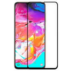 Cool Protector Pantalla Cristal Templado Full 3D Negro para Samsung Galaxy A70/A90 5G A705