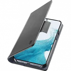 Funda - CellularLine Book, Para Samsung Galaxy A54 5G, Tipo libro, Polipiel, Antibacteriana, Negro