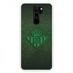 Funda Licencia Oficial Real Betis Balompié Escudo Verde Fondo Trama para Xiaomi Redmi Note 8 Pro