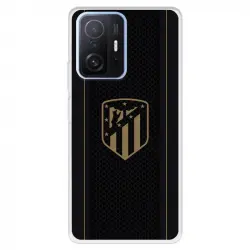 Funda Para Xiaomi 11t Del Atleti Escudo Dorado Fondo Negro - Licencia Oficial Atlético De Madrid