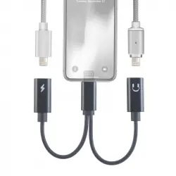 Imperii Cable 2x 8 pines Lightning Negro