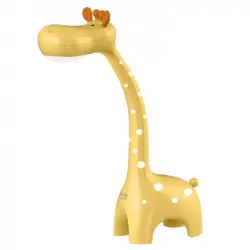 Promate Melman Lámpara de Mesa LED Infantil de Jirafa Amarilla