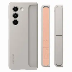 Samsung - Funda Samsung con soporte marrón claro para Galaxy Z Fold 5 (Reacondicionado grado A).