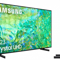TV LED 65" - Samsung TU65CU8000KXXC, Diseño AirSlim, Crystal UHD 4K, Gaming Hub, Smart powered by Tizen, Negro