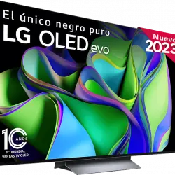 TV OLED 55" - LG OLED55C35LA, 4K, Inteligente α9 4K Gen6, Smart TV, DVB-T2 (H.265), Negro