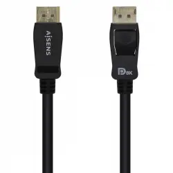 Aisens Cable Displayport V1.4 Macho/Macho 50cm Negro