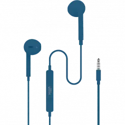 Auriculares de botón - Vieta Pro Cozy, Auricular botón, Con micrófono, Mini Jack, Azul