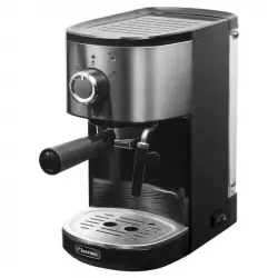 Bestron AES800STE Cafetera Espresso 15 Bares 1450W Acero Inoxidable
