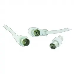 Cable de antena EDENWOOD 2 metros macho - hembra blanco