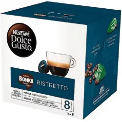 Cápsulas monodosis - Dolce Gusto Bonka Espresso, Pack de 16 cápsulas para tazas