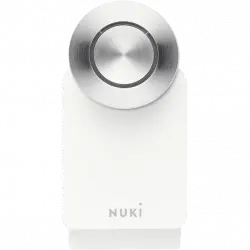 Cerradura electrónica - Nuki Smart Lock 3.0 Pro, Inteligente, WiFi, Abrepuertas, Control remoto, Blanco