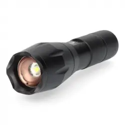 EDM XML-T6 Linterna LED de Aluminio con Zoom 5W 140 Lúmenes