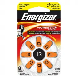 Energizer Powerseal 13 Pilas para Audífono 8 Unidades