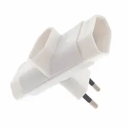 Eurobric Adaptador Triple 10A Blanco