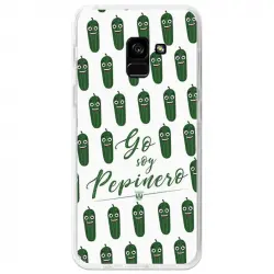 Funda Oficial Leganés Yo Soy Pepinero Blanca Samsung Galaxy A8 2018